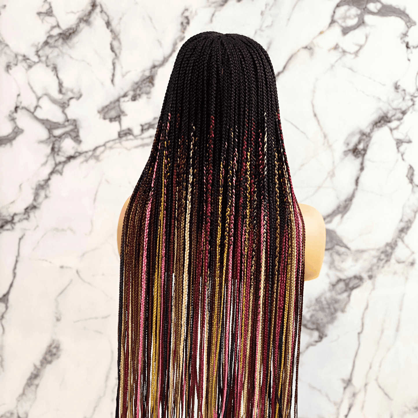 Braids Wig MultiColor 2x4 MazzyCosmetics-spa