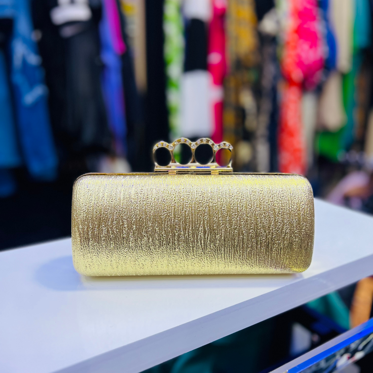 Clutch Bag Crystal Accents MazzyCosmetics-spa